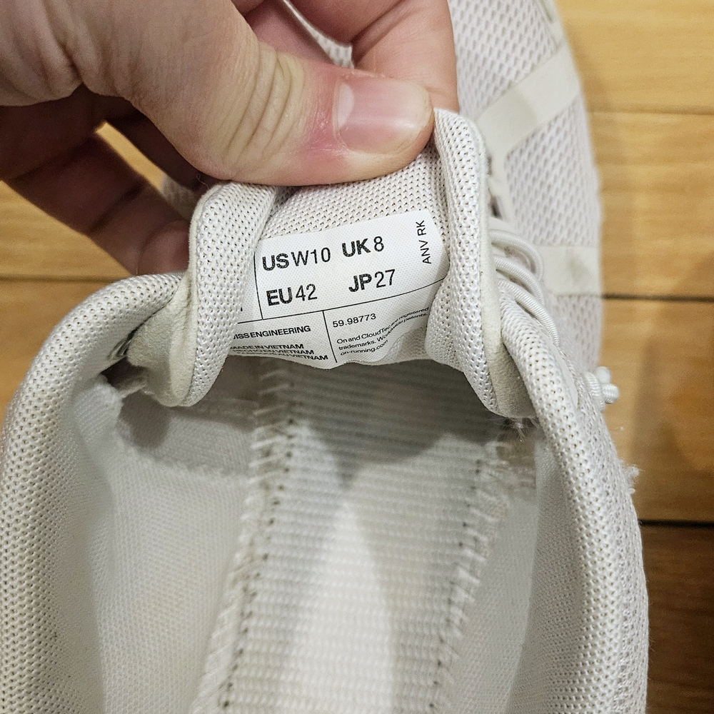 On Cloud White Sneakers - Picture 3 of 5